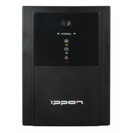 ИБП Ippon Back Basic 1500, 1500VA, 900Вт, AVR 162-280В, 6хС13, управление по USB, без комлекта кабелей