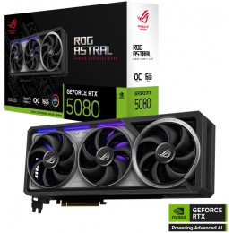 Видеокарта ASUS ROG-ASTRAL-RTX5080-O16G-GAMING, RTX 5080, 16G OC GDDR7, 256bit, HDMI, DP, BOX