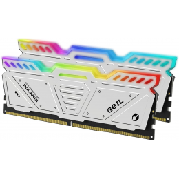 Оперативная память 32GB Kit(2x16GB)GEIL Polaris RGB 4800Mhz DDR5 PC5-38400 GOSW532GB4800C40DC White