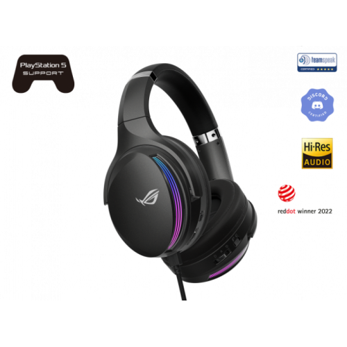 Наушники ASUS ROG FUSION II 500/7.1/ESS 9280 Quad DAC/3,5 мм, USB-C® и USB-A/PS5/Mac