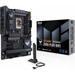 Сист.плата ASUS TUF GAMING Z890-PLUS WIFI, Z890, 1851, 4xDDR5, PCI-E x16, PCI-E x1, M2,SATA,DP,HDMI,Thundrbolt. WIFI,BOX