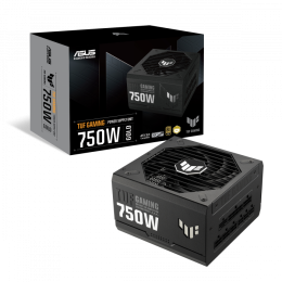 Блок питания ASUS TUF-GAMING-750G, full modular,  ATX12V/80Plus Gold, ATX 3.0, BLACK
