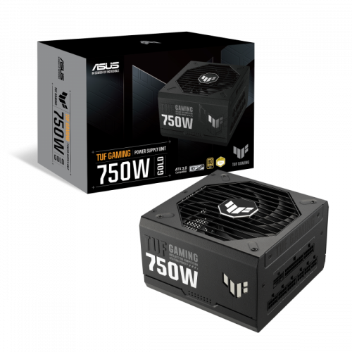 Блок питания ASUS TUF-GAMING-750G, full modular,  ATX12V/80Plus Gold, ATX 3.0, BLACK