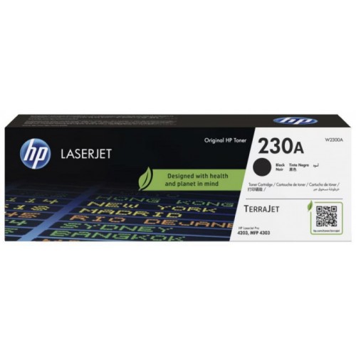 Картридж лазерный HP W2300A 230A Black LaserJet Toner, на 2000 страниц
