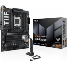 Сист. плата ASUS TUF GAMING X870-PLUS WIFI,X870E,AM5,4xDIMM DDR5,2xPCI-E x16,4xM.2,2xSATA,HDMI,WIFI7,BOX