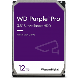 Жесткий диск для видеонаблюдения HDD 12Tb Western Digital Purple SATA3 7200rpm 3,5" WD121PURX-78