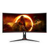 Монитор Игровой 34" AOC CU34G2X/BK/01 VA 3440x1440@144Hz 300cd/m2 Curved 3000:1 1мс 2xHDMI 2xDP Bl