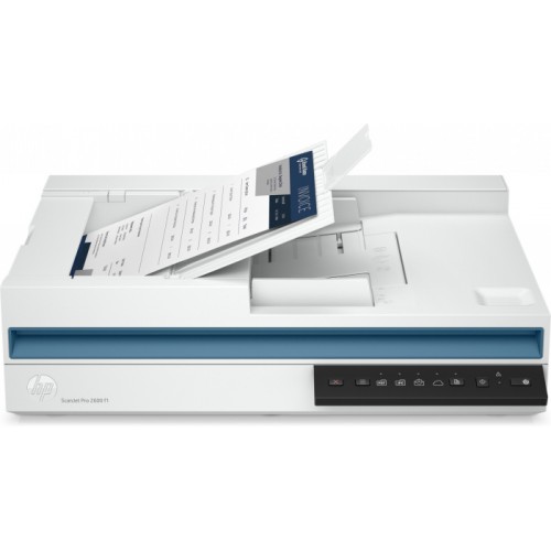 Сканер планшетный с ADF HP ScanJet Pro 2600 f1 20G05A, A4, CISб 25стр/мин, 50 изоб/мин, двустор.сканирование за 1 проход