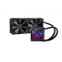 СЖО ASUS ROG RYUJIN 240 II, AIO, 2x120mm fan, 60mm fan, 1700 Socket, RGB, BOX