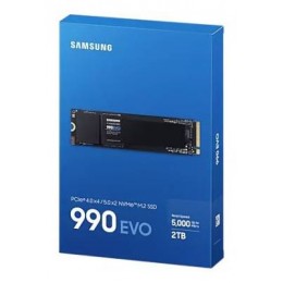 Твердотельный накопитель Samsung 990 EVO, 2 Tb, M.2, PCI-E 4.0 x4, 5000/4200 Mb/s, MZ-V9E2T0BW