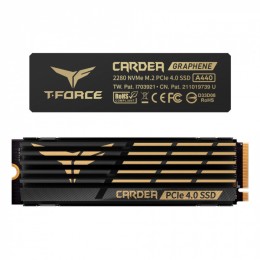 Твердотельный накопитель Team Group T-FORCE CARDEA A440, 4Tb, PCIe 4.0 x4 NVMe, R7000Mb/s, W6900Mb/s TM8FPZ004T0C327,RTL