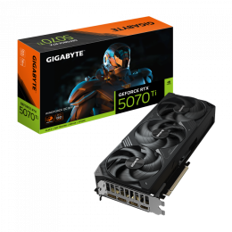 Видеокарта Gigabyte GV-N507TWF3OC-16GD, RTX 5070Ti Windforce OC, 16G GDDR7, 256bit, HDMI, DP, BOX