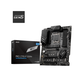 Материнская плата MSI PRO Z790-P DDR4 LGA1700 4xDDR4 6xSATA3 RAID 4M.2 HDMI DP ATX