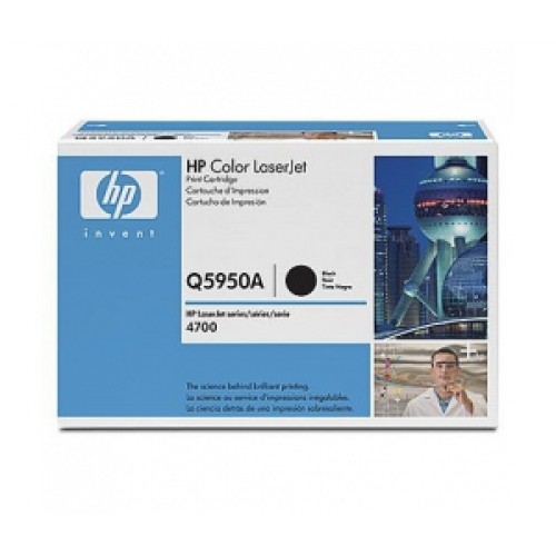 Картридж HP Q5950A, Чёрный, На 11000 страниц для HP Color LaserJet 4700