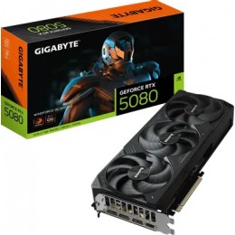 Видеокарта Gigabyte GV-N5080WF3OC-16GD, GeForce RTX 5080 WINDFORCE OC, 16Gb GDDR7, 256Bit, DP, HDMI, BOX