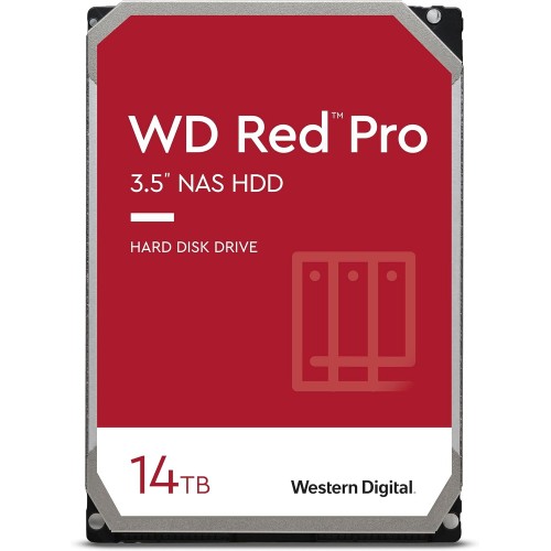 Жесткий диск для NAS систем HDD 14Tb Western Digital Red PRO SATA3 3,5" 7200rpm 512Mb WD141KFGX