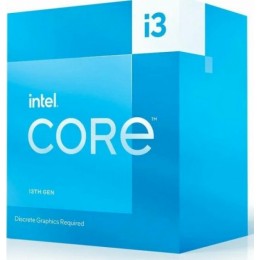 Процессор Core i3-13100F 3.4GHz, 4C/8T, 12Mb Intel Smart Cache, TDP60W, LGA1700, BX8071513100F