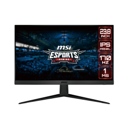 Монитор 23.8" MSI G2412 IPS 1920х1080 170Hz 1ms 250cd/m 1100:1 DP 2xHDMI