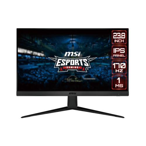 Монитор 23.8" MSI G2412 IPS 1920х1080 170Hz 1ms 250cd/m 1100:1 DP 2xHDMI