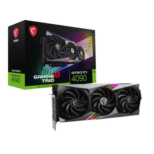 Видеокарта MSI GeForce RTX 4090 GAMING X TRIO 24G GDDR6X 384bit HDMI 3xDP RTX 4090 GAMING X TRIO 24G