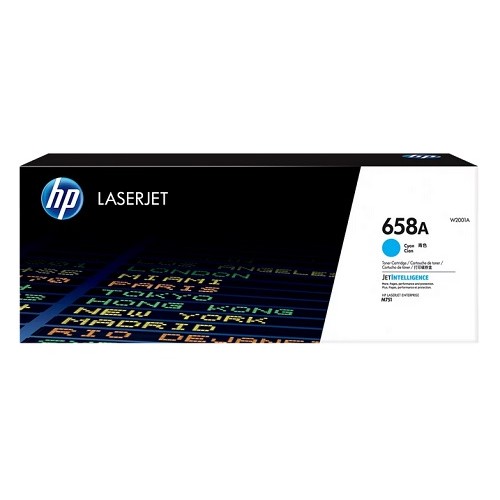 Картридж лазерный HP 658A Cyan Original LaserJet Toner Cartridge (W2001A) 6000 стр
