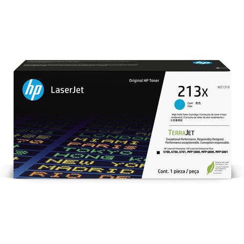 Лазерный картридж HP W2131X HP голубой 213X для HP LJ Ent SFP 5700, 6700, MFP 5800, 6800 (6000 стр)