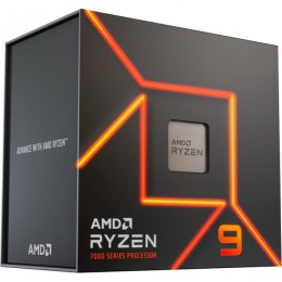 Процессор AMD Ryzen 9 7900X, 4.7GHz (Raphael, 5.6), 12C/24T, 12/64MB, 170W, AM5, 100-000000589WOF