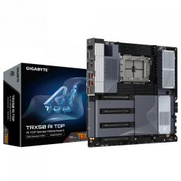 Сист.плата GigabyteTRX50 AI TOP 1.0, TRX50, TR5, 8xECC RDIMM DDR5, 4xPCI-E x16, 2xUSB 4.0 Type C, WIFI7, BOX