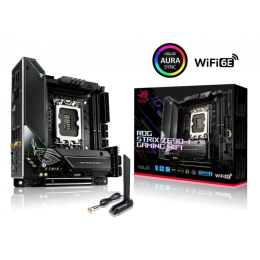 Сист.плата ASUS ROG STRIX Z690-I GAMING WIFI, Z690, 1700, 2xDIMM DDR5, PCI-E x16, M.2, SATA, Thunderbolt, HDMI, ITX, BOX