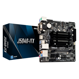 Материнская плата ASRock J5040-ITX Quad-Core J5040 3,2ГГц 2xSO-DIMM DDR4 4xSATA3 VGA DVI HDMI mITX