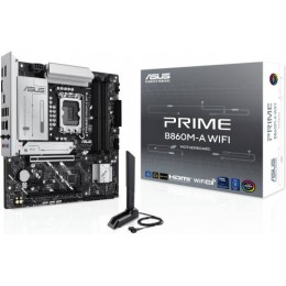 Сист.плата ASUS PRIME B860M-A WIFI, B860, 1851, 4xDDR5, 2xPCI-E x16, PCI-E x1, M2, SATA, HDMI, DP, USB 20Gbps,WIFI6E,BOX