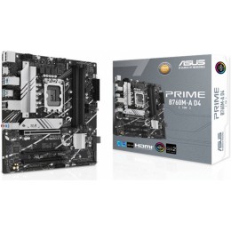Сист. плата ASUS PRIME B760M-A D4-CSM, B760, 1700, 4xDDR4, 3xPCI-Ex16, 2xM.2, 4xSATA, DP, 2xHDMI, 2.5Gb Ethernet, BOX