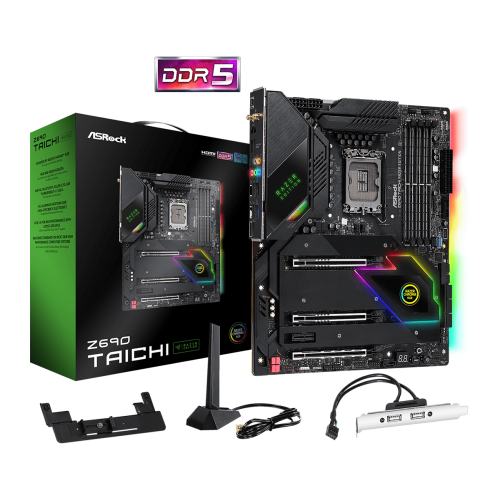 Материнская плата ASRock Z690 TAICHI RAZER EDITION LGA1700 4xDDR5 6xSATA RAID 3xM.2 HDMI ATX