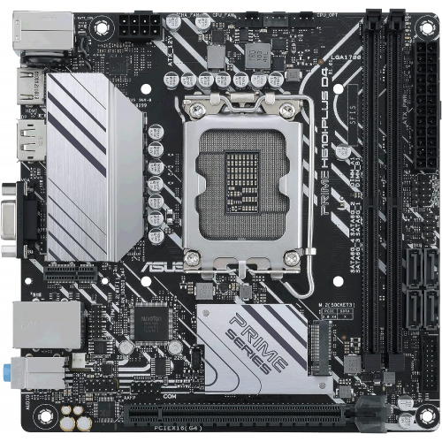 Материнская плата ASUS PRIME H610I-PLUS D4-CSM LGA1700 2xDDR4 4xSATA3 D-Sub HDMI DP mITX