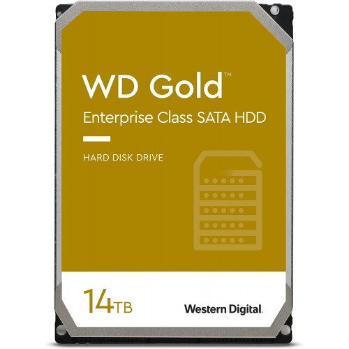 Жесткий диск повышенной надежности HDD 14Tb Western Digital Gold WD141KRYZ SATA3 3,5" 7200rpm 512Mb