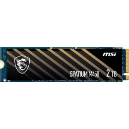 Твердотельный накопитель 2000Gb SSD MSI SPATIUM M450 M.2 PCIe NVMe R3300Mb/s W3000MB/s SPATIUM M450