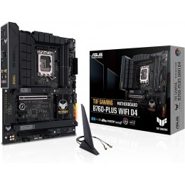 Материнская плата ASUS TUF GAMING B760-PLUS WIFI D4 LGA1700 4xDDR4 4xSATA3 3xM.2 RAID HDMI DP ATX