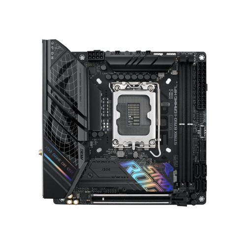 Материнская плата ASUS ROG STRIX B760-I GAMING WIFI LGA1700 2xDDR5 4xSATA3 2xM.2 RAID HDMI DP m-ATX