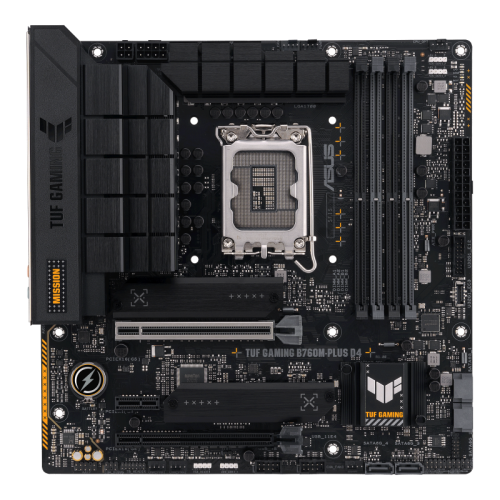 Материнская плата ASUS TUF GAMING B760M-PLUS D4 LGA1700 4xDDR4 4xSATA3 2xM.2 RAID HDMI DP mATX