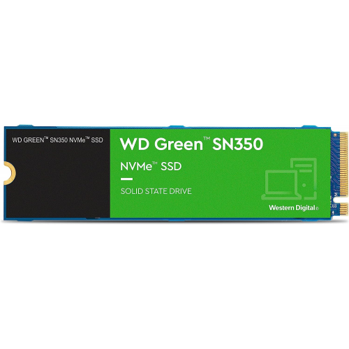 Твердотельный накопитель 2000GB SSD WD GREEN SN350 M.2 2280 NVMe R3200MB/s W3200MB/s WDS200T3G0C