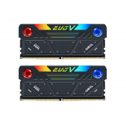 Оперативная память 32GB Kit (2x16GB) GEIL EVO V RGB 6800Mhz DDR5 PC5-54400 GESG532GB6800C36ADC Black