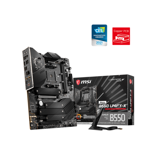 Материнская плата MSI MEG B550 UNIFY-X AM4 2xDDR4 6xSATA3 RAID 4xM.2 HDMI ATX