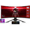 Монитор 34" ASRock PG34WQ15R3A VA 3440x1440@165Hz 1мс 550cd/m2 3000:1 Curved 2xHDMI DP Black