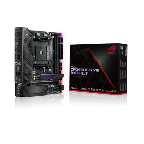 Материнская плата ASUS ROG CROSSHAIR VIII IMPACT X570 AM4 2xDDR4 SO-DIMM 4xSATA mDTX