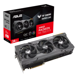 Видеокарта ASUS AMD Radeon RX 7900 XTX OC 24GB GDDR6 384bit HDMI 3xDP HDCP TUF-RX7900XTX-O24G-GAMING