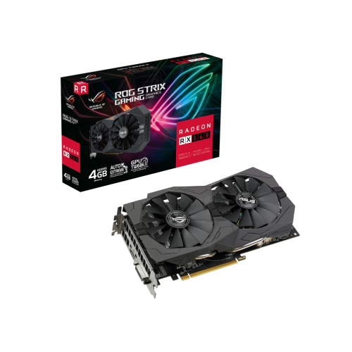 Видеокарта ASUS AMD Radeon RX 560 4GB GDDR5 128-bit HDMI DVI HDCP ROG-STRIX-RX560-4G-V2-GAMING