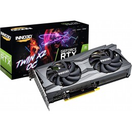 Видеокарта Inno3D GeForce RTX3060 12G Twin X2 OC GDDR6 192bit HDMI 3xDP N30602-12D6X-11902120H