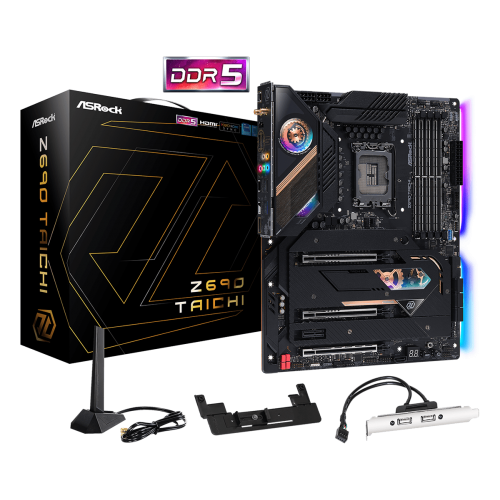 Материнская плата ASRock Z690 TAICHI LGA1700 4xDDR5 6xSATA RAID 3xM.2 HDMI 2 Thunderbolt ATX