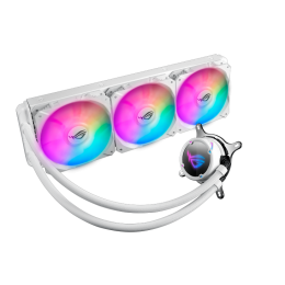 Водяное охлаждение CPU Asus ROG STRIX LC 360 RGB WHITE EDITION Liquid CPU Cooler, 3 x12cm