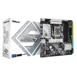 Материнская плата ASRock B660M STEEL LEGEND LGA1700 4xDDR4 6xSATA RAID 2xM.2 HDMI DP mATX